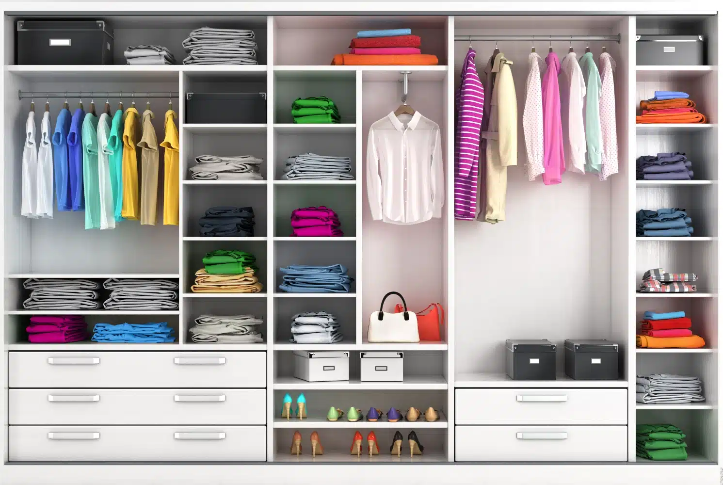 Doblar la ropa  Organizador de ropa interior, Consejos para organizar el  dormitorio, Cómo organizar tu armario